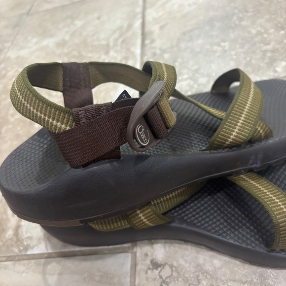Chaco Z1 Classic Mens Sandals Size 12 Olive Green Brown Vibram USA Made main image 13